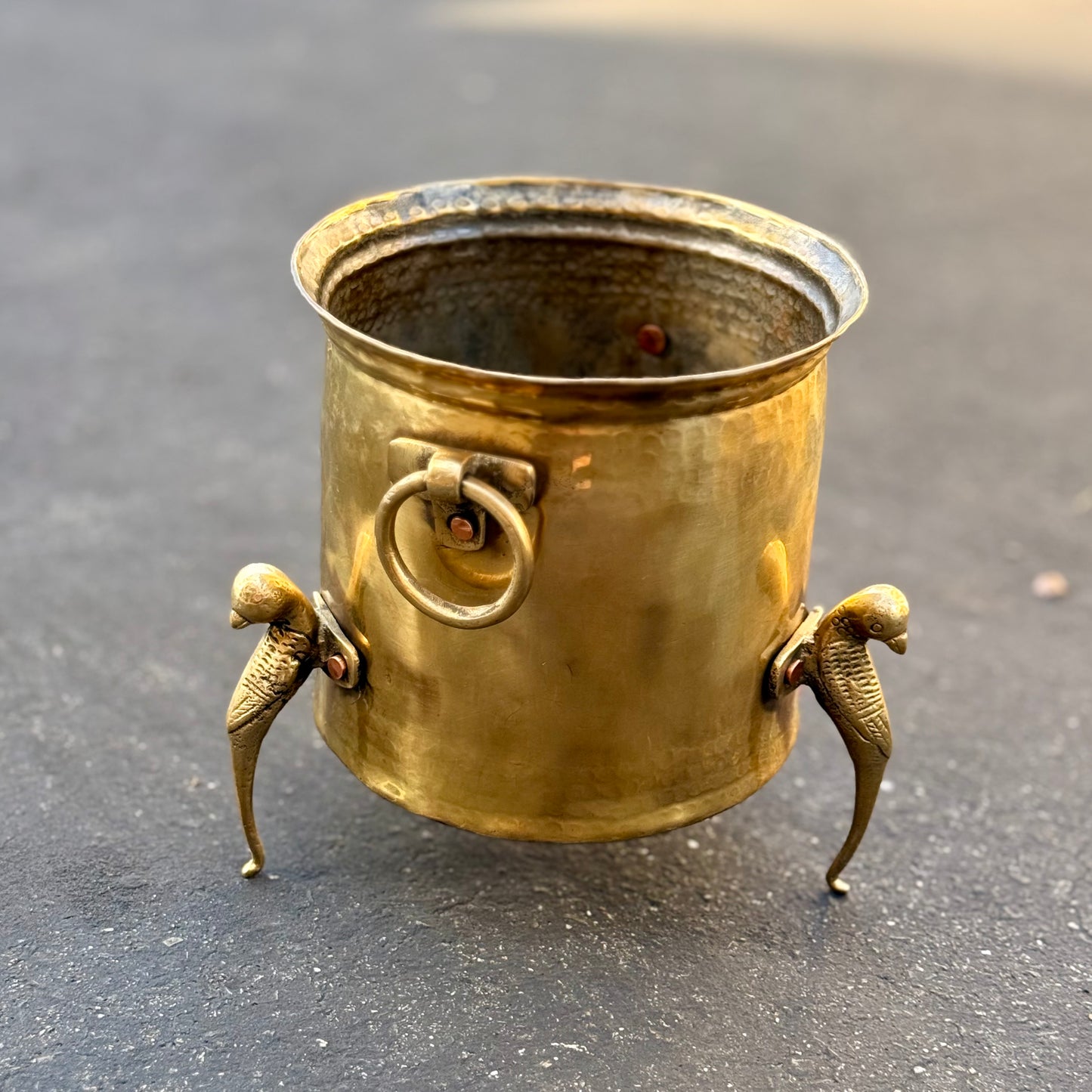 Vintage Brass Planter