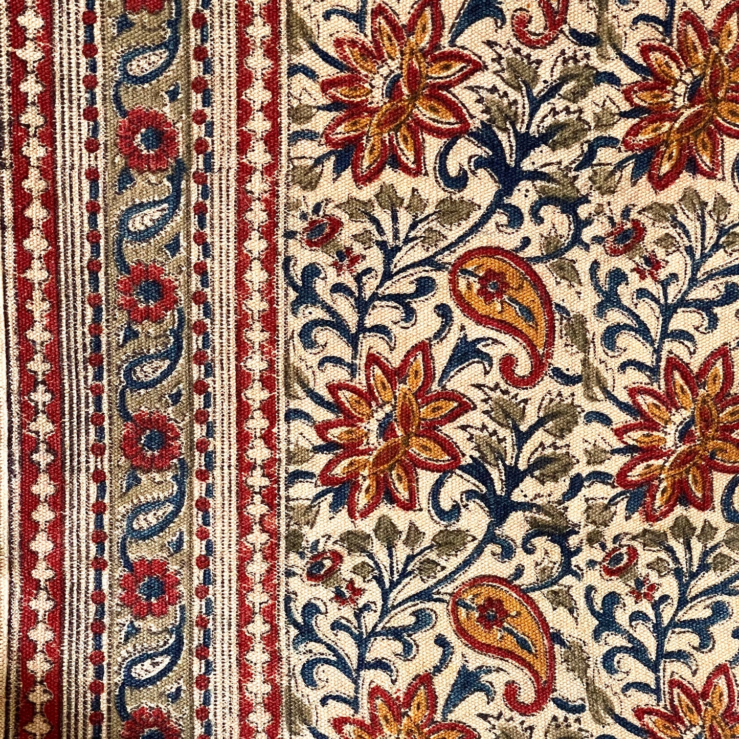 ‘Roja’ Kalamkari Dhurrie