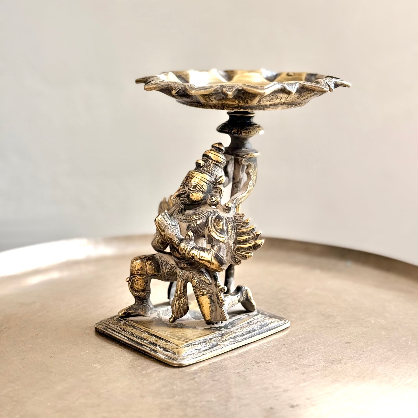 Divine Brass Garuda Lamp