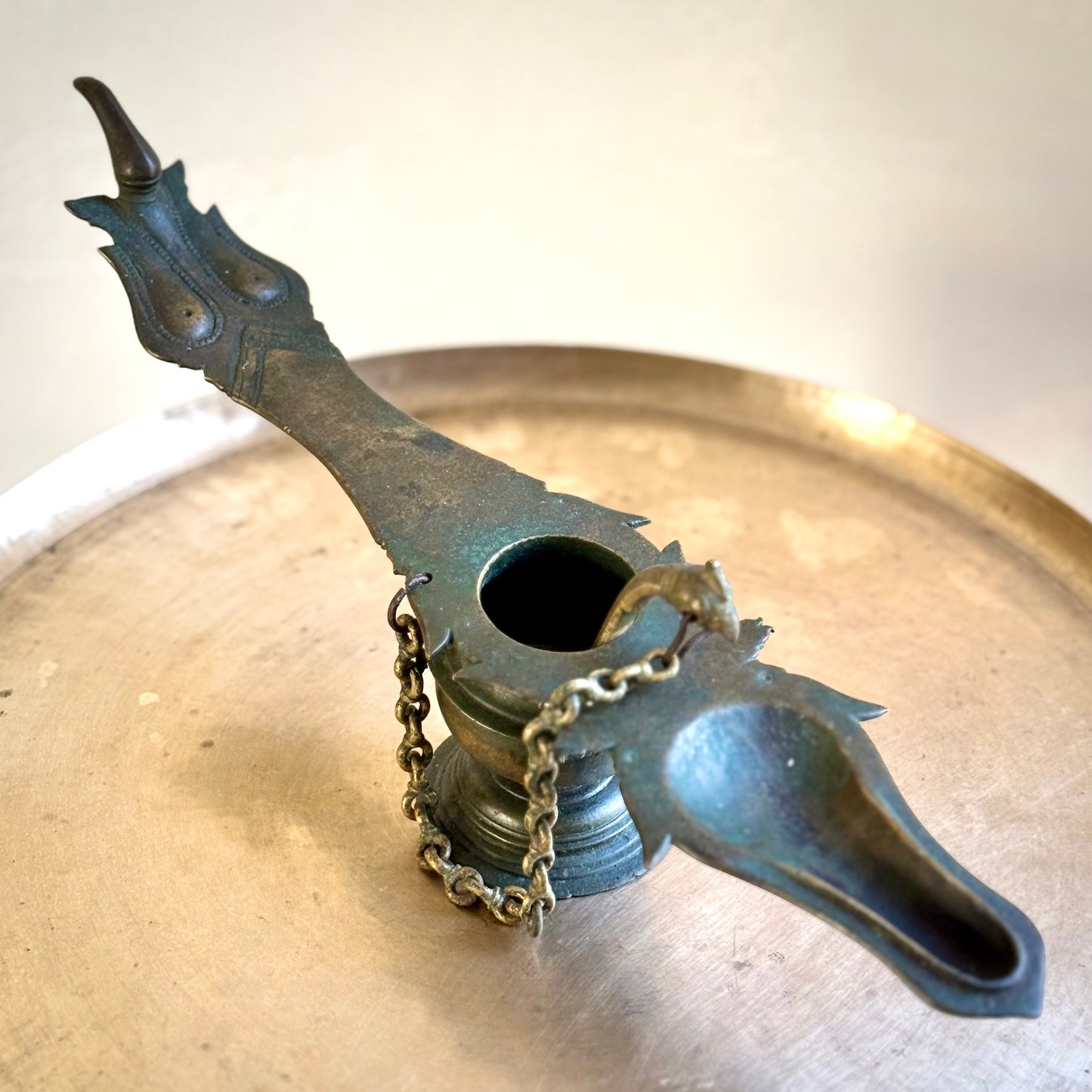 Antique Mangalam Lamp - Kerala (Early 20th Century)