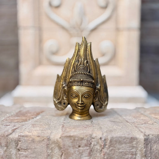 Vintage Devi Mukha | South India | 50-60 Years Old