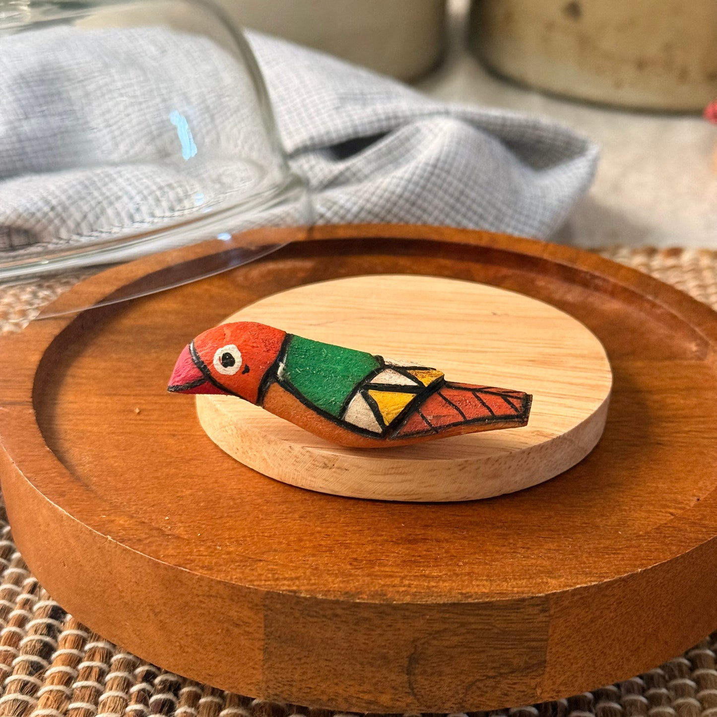 ‘Pankhi’ Coasters (Set of 2) by Veer Singh
