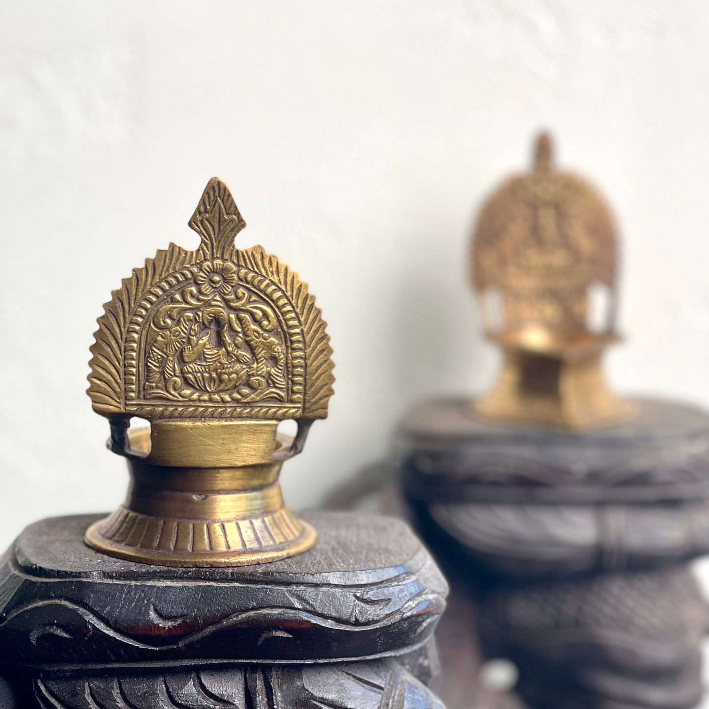 Gajalakshmi Lamp Pair