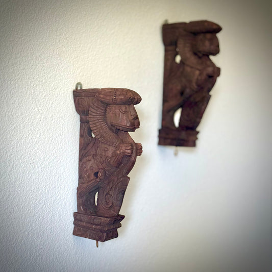 Vintage Yazhli Wall Braket Pair