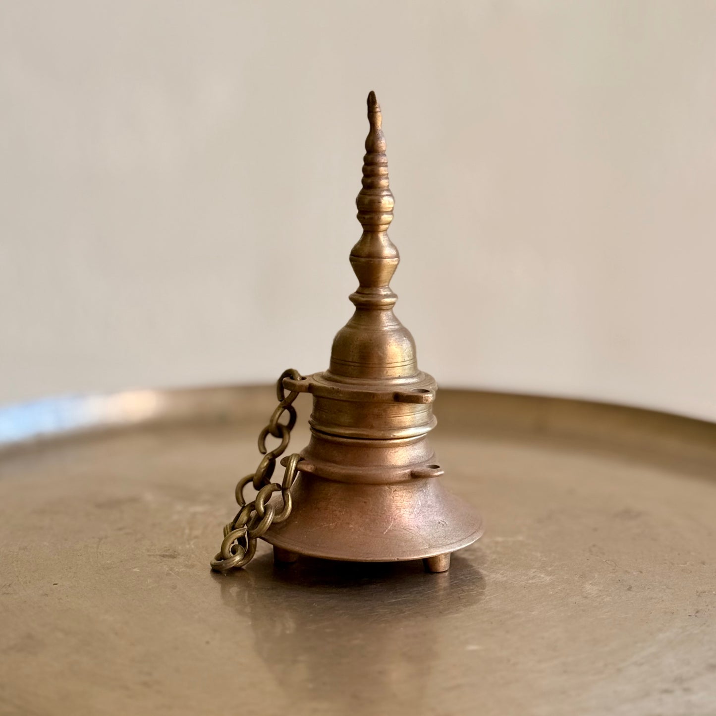 Vintage Pagoda Style Inkwell
