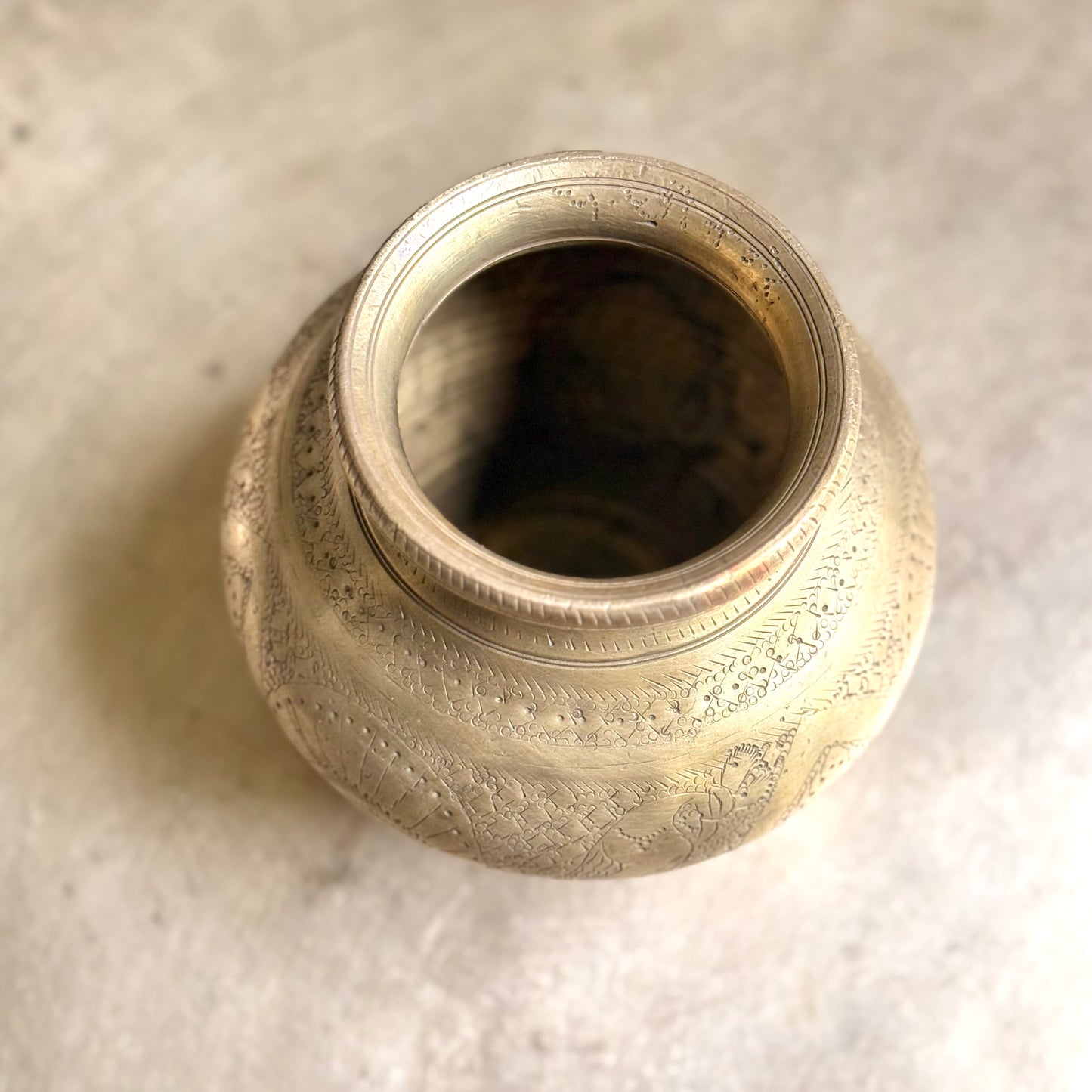 Antique Hand carved Kalash