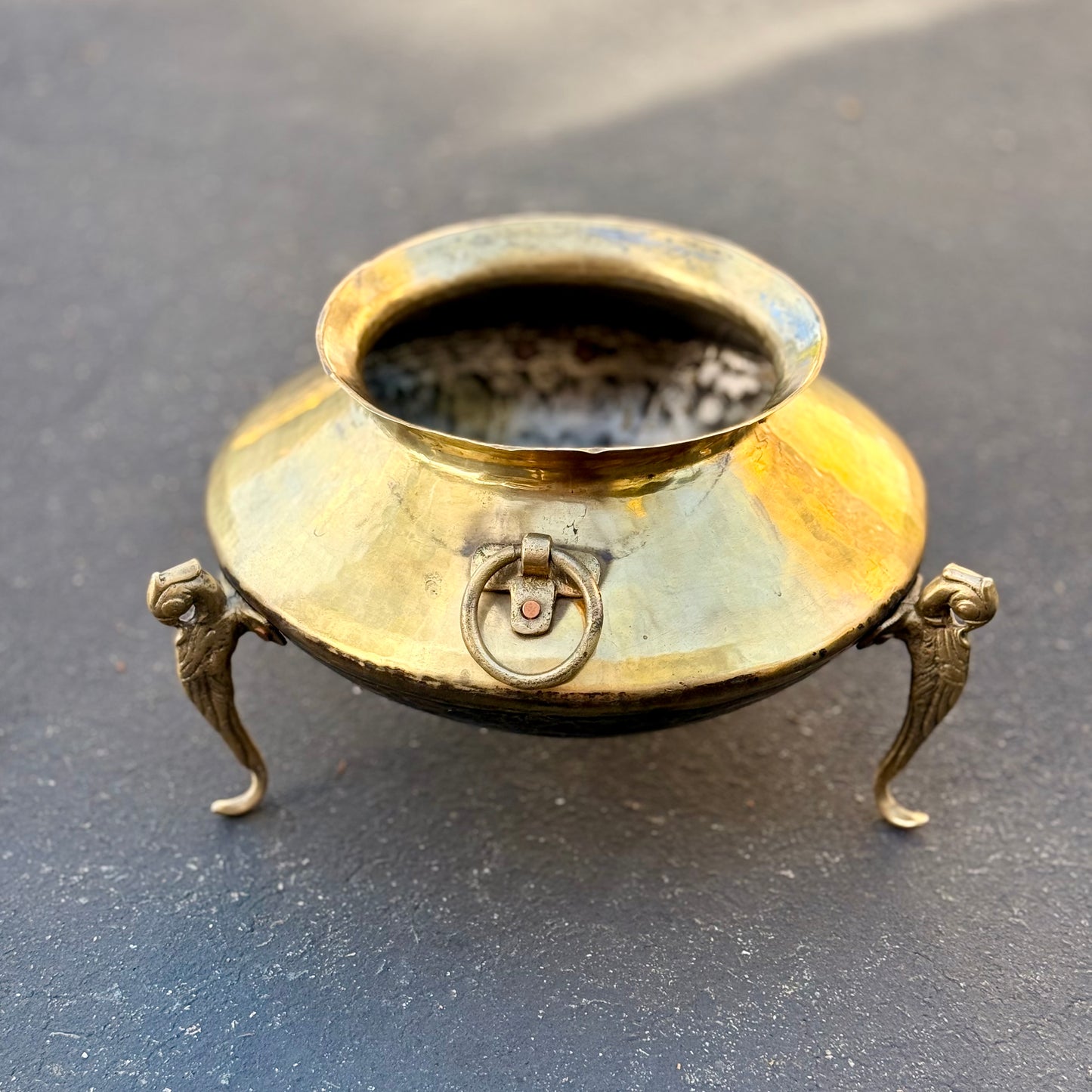 ‘Kanaka’ Antique Brass Pot & Planter
