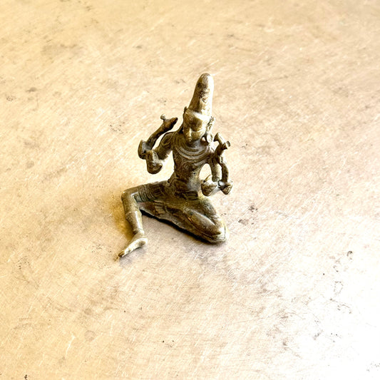 Vintage Miniature Lord Shiva - A Rare Find