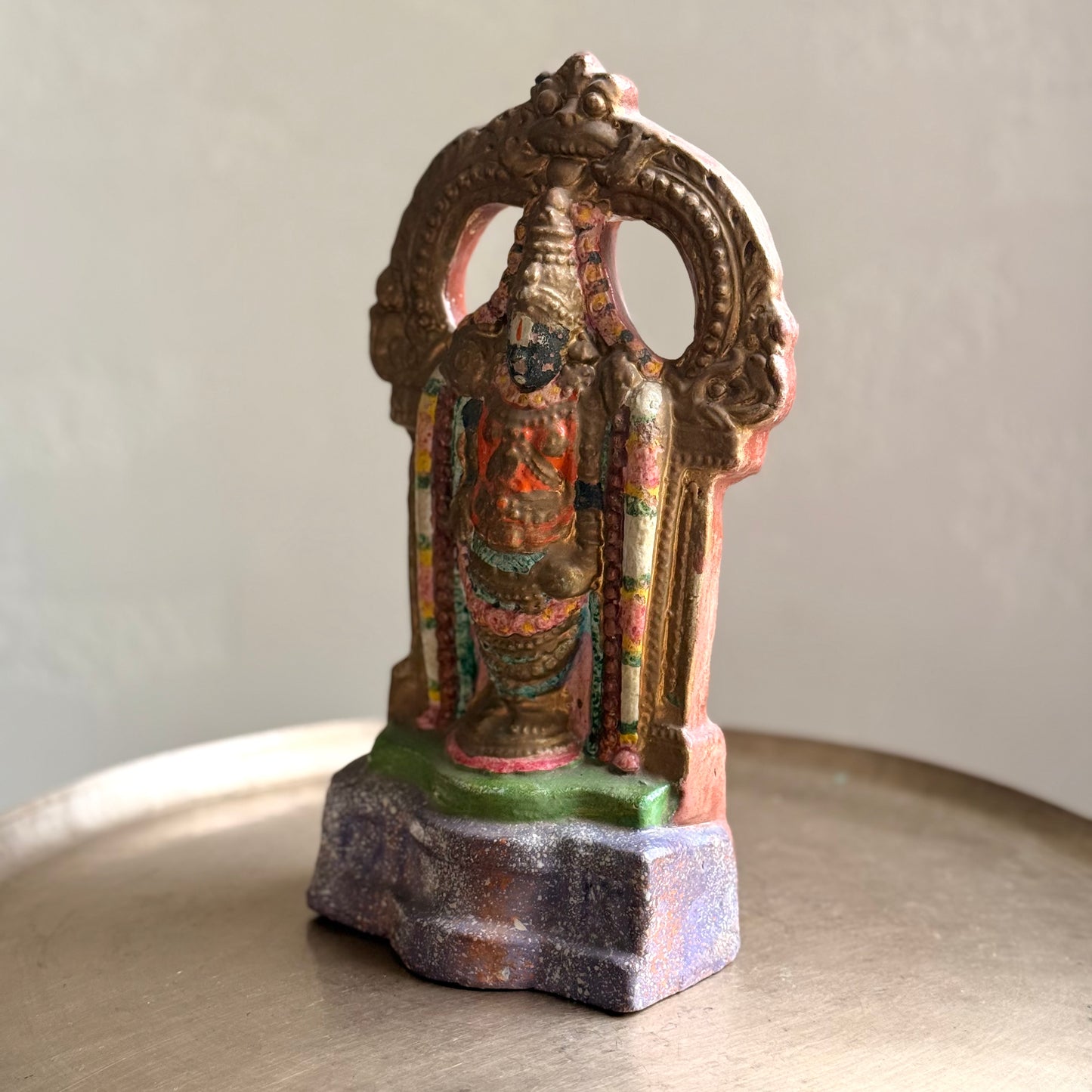 Vintage Golu doll - Tirupati Balaji with Goddess Padmavathy