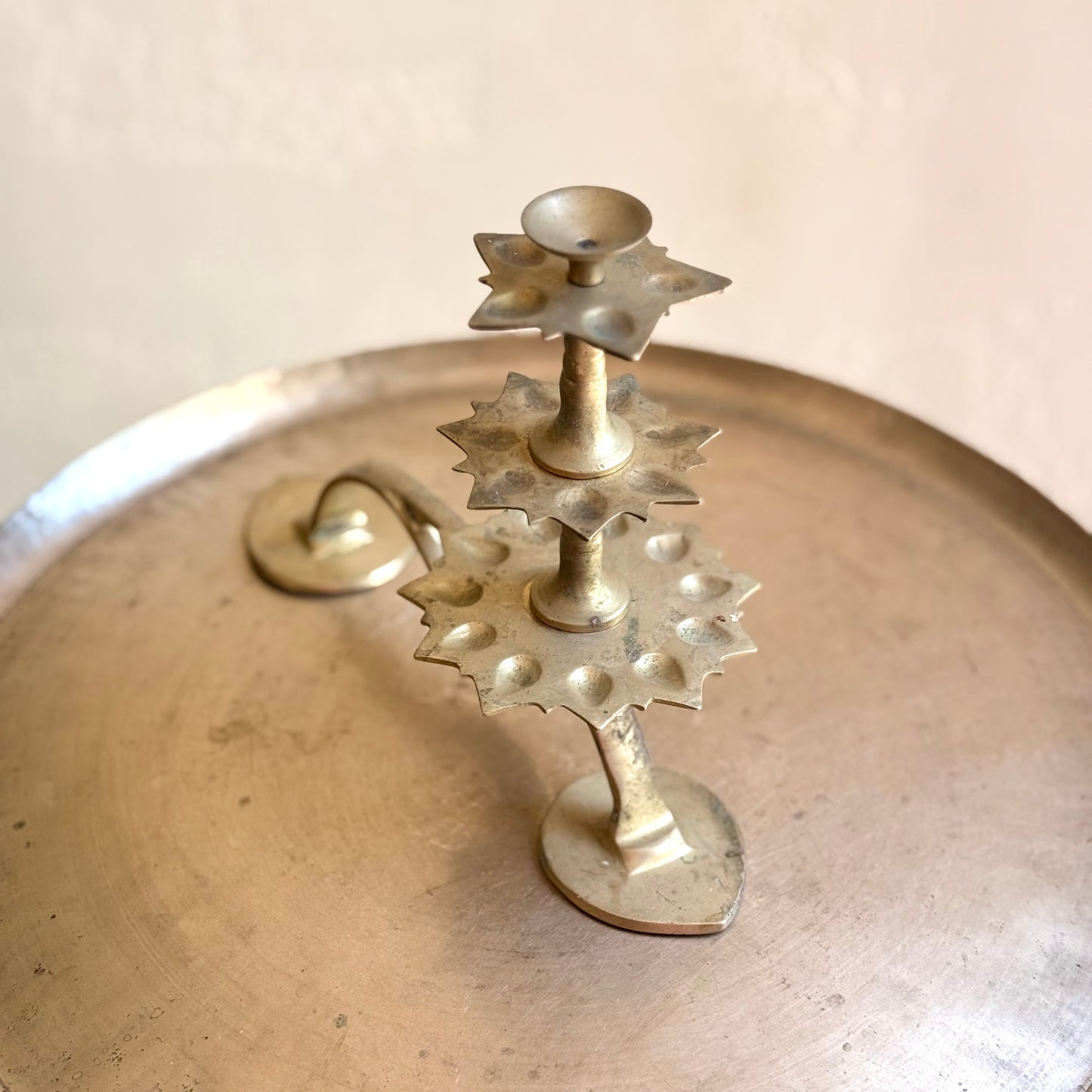 Vintage Three-Tiered Arthi - Kerala