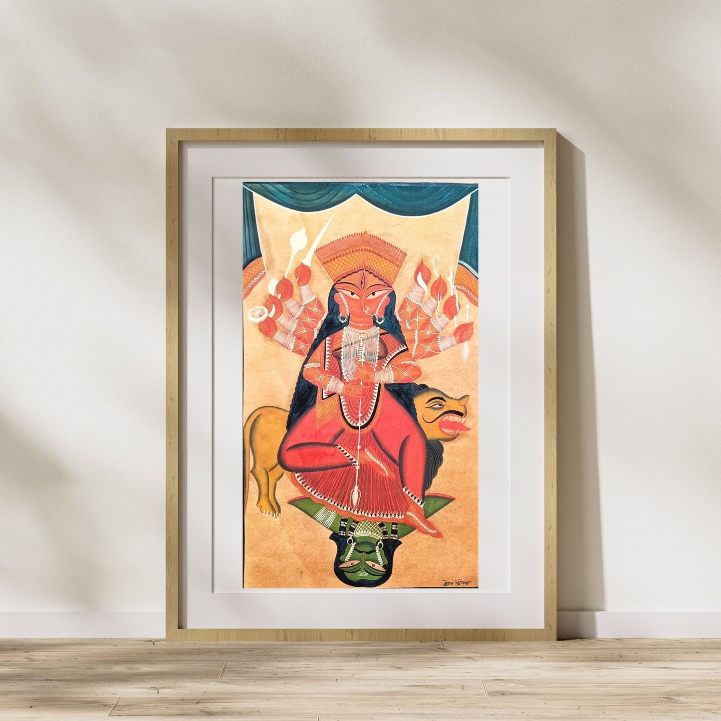 ‘Maa Durga’ by Uttam Chitrakar