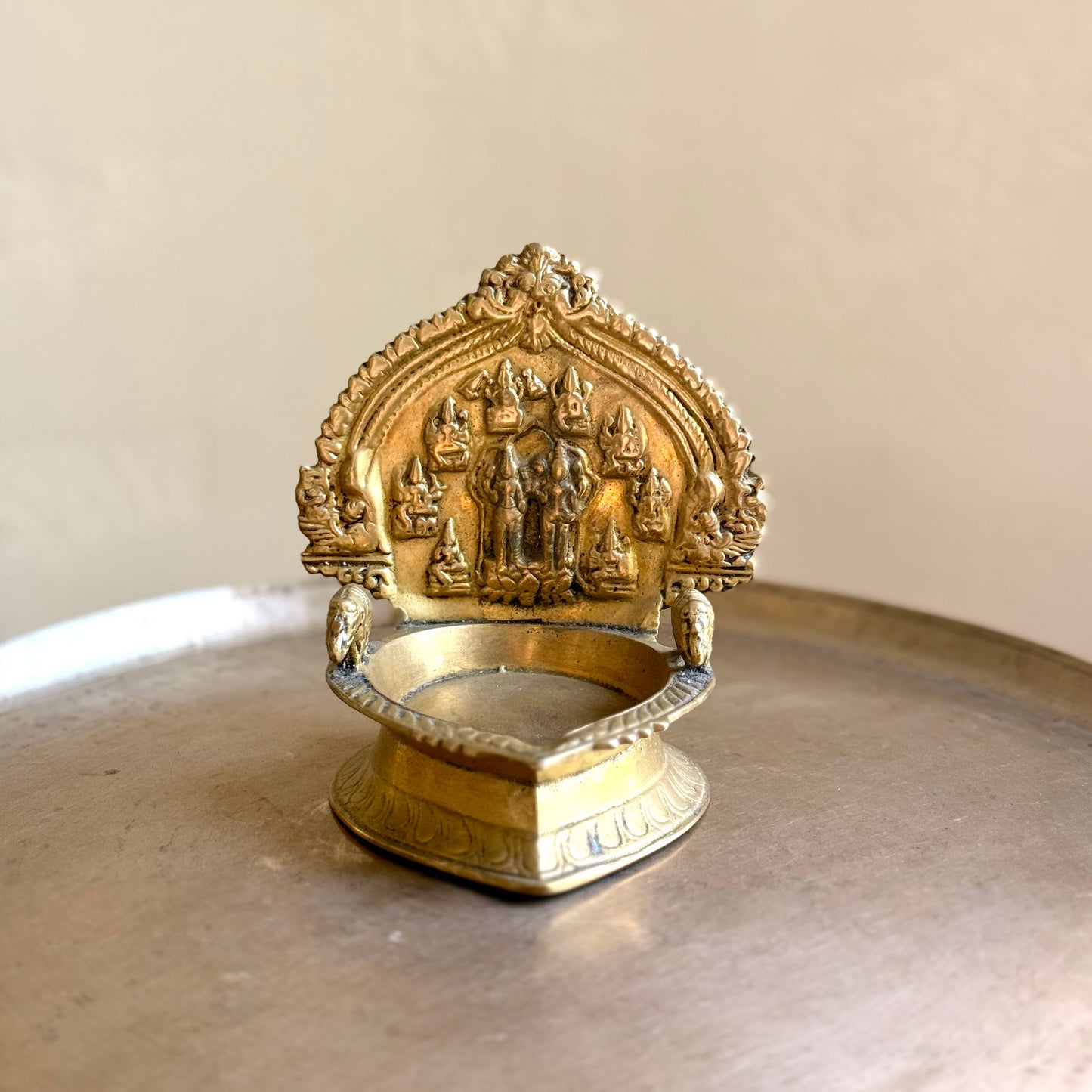 Vintage Large Ashta Lakshmi Lamp