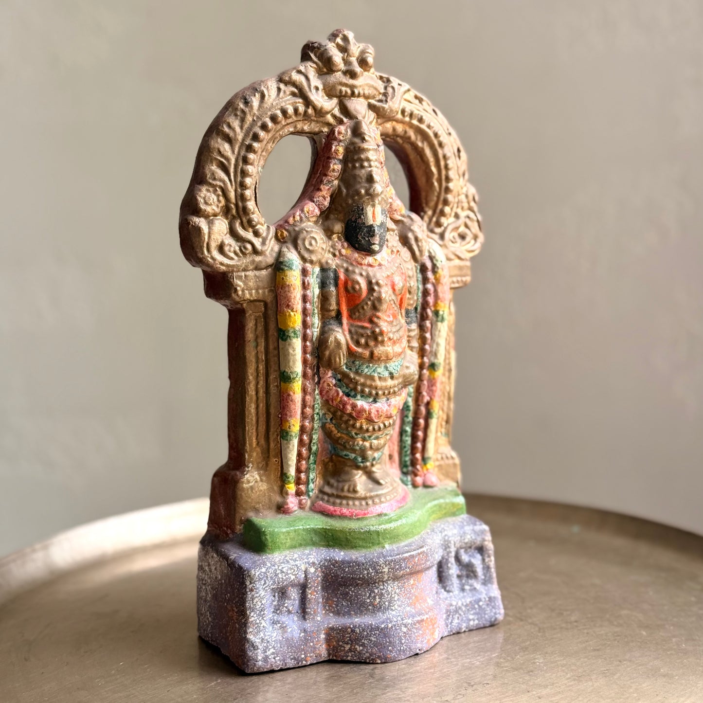 Vintage Golu doll - Tirupati Balaji with Goddess Padmavathy