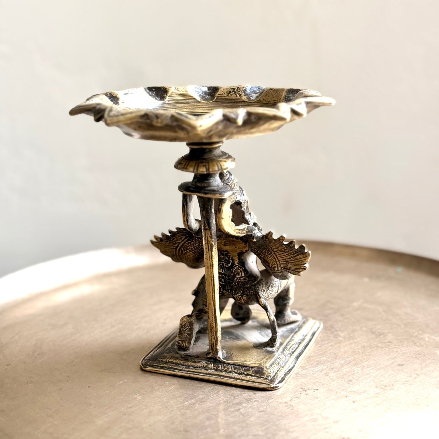 Divine Brass Garuda Lamp