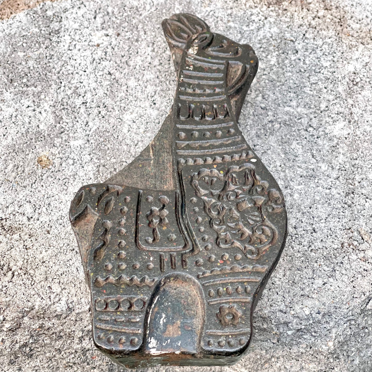 Vintage Horse Printing Block