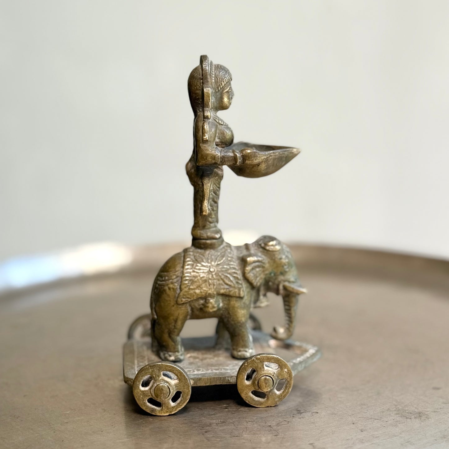 Vintage Brass Pavaai Vilakku