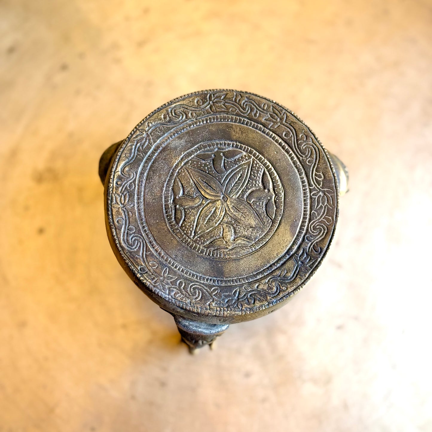 Brass Elephant-Legged Tripod