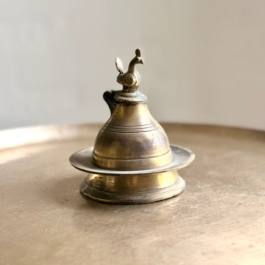 Old World Ink Pot with Bird on Top - Rajasthan