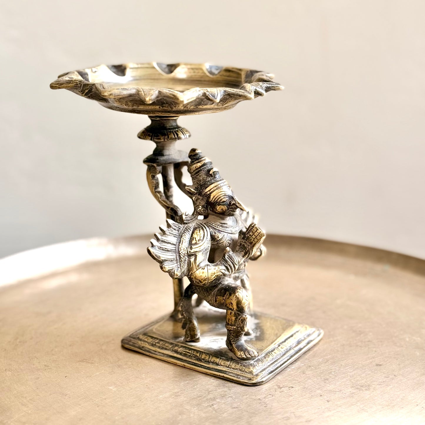 Divine Brass Garuda Lamp