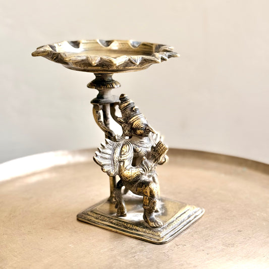 Divine Brass Garuda Lamp