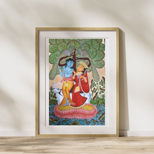 ‘Radha-Krishna, Eternal Love’ by Uttam Chitrakar