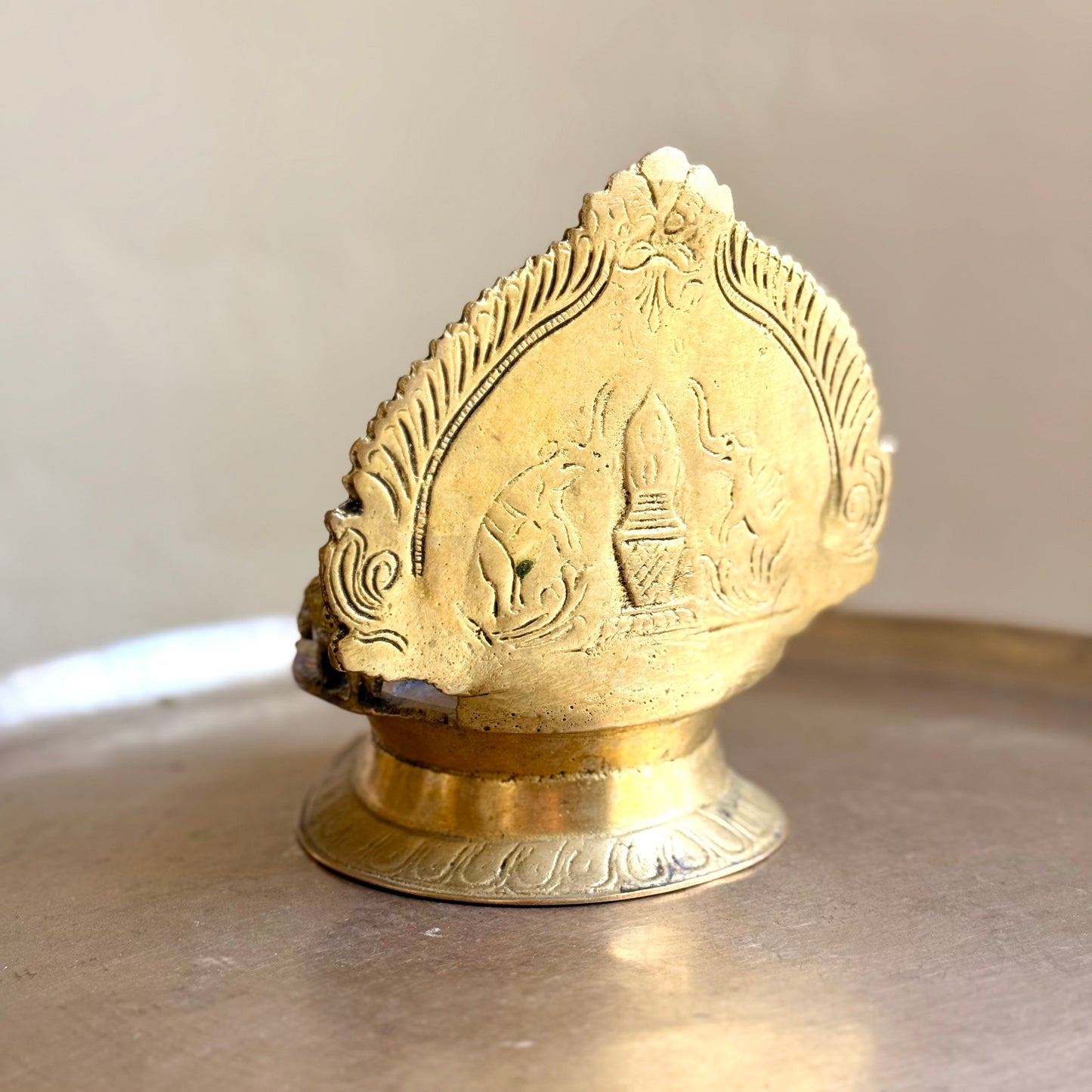 Vintage Large Ashta Lakshmi Lamp