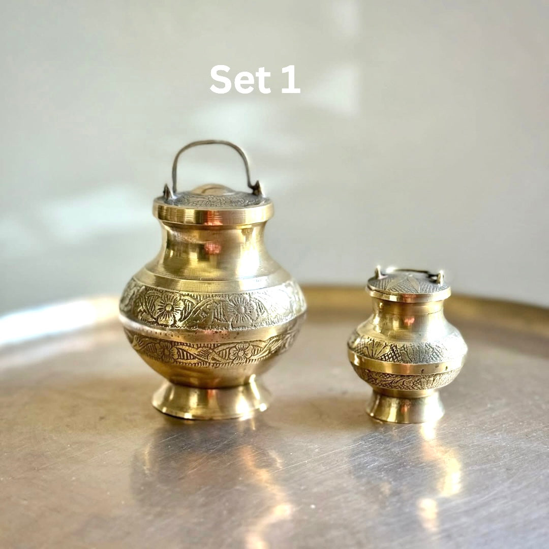 Vintage Miniature Kamandal Set