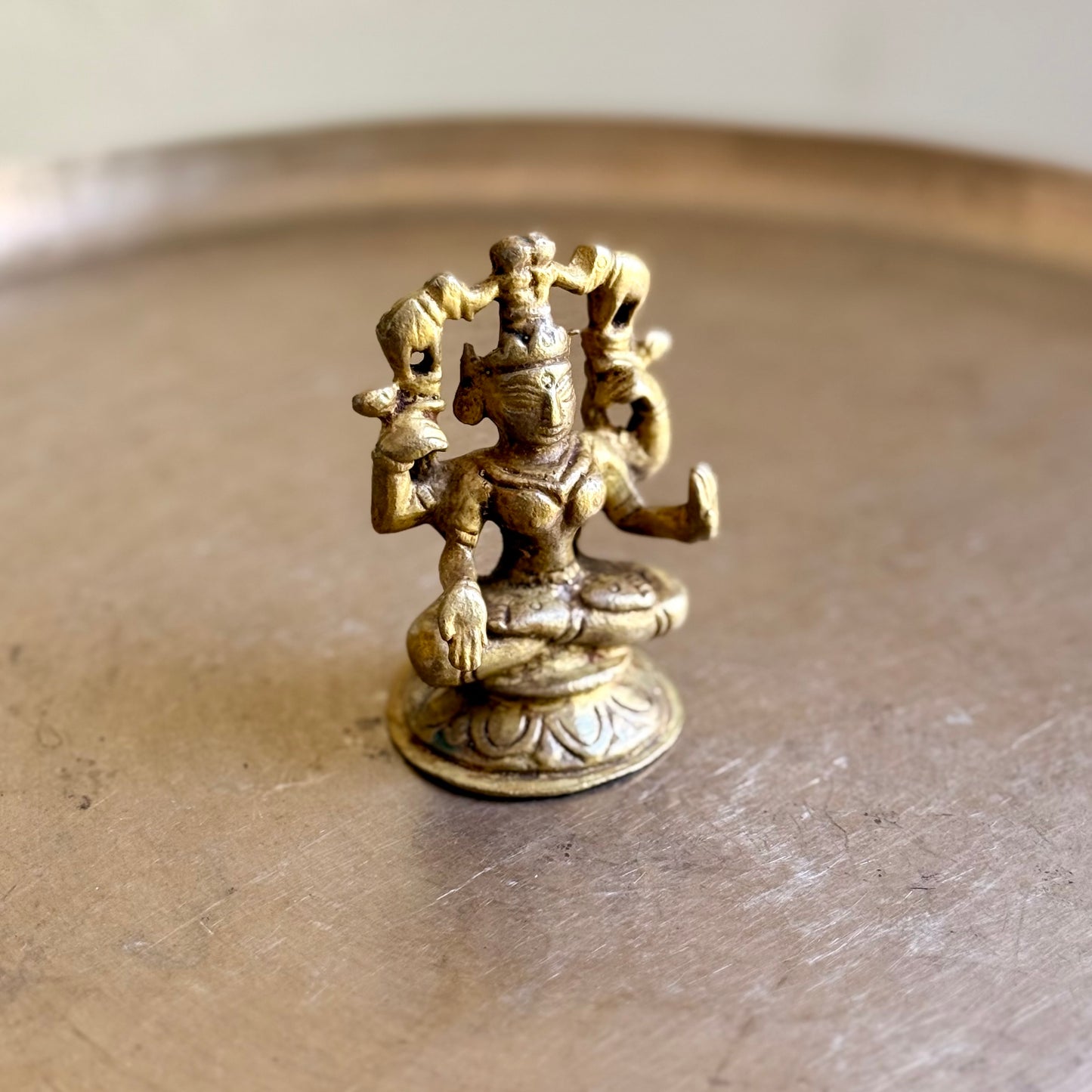 Miniature Gajalaxmi in Padmasana: A Rare Masterpiece of Prosperity and Abundance