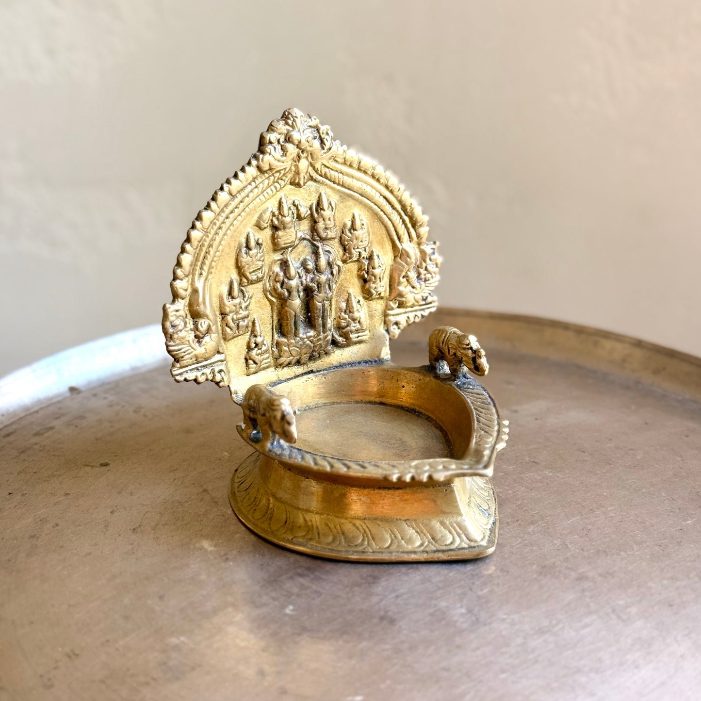 Vintage Large Ashta Lakshmi Lamp