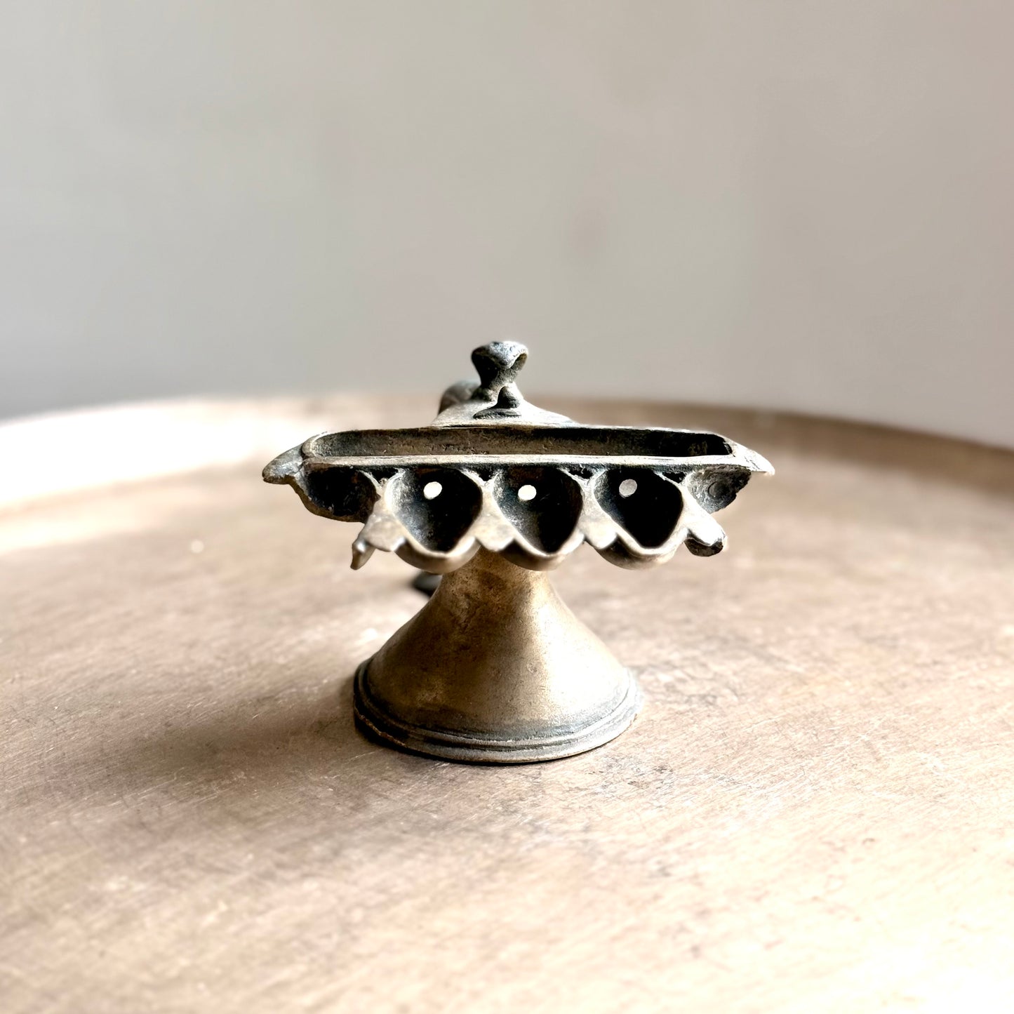 Antique Aarthi with Shiva linga & Vasuki - A Collector’s Piece