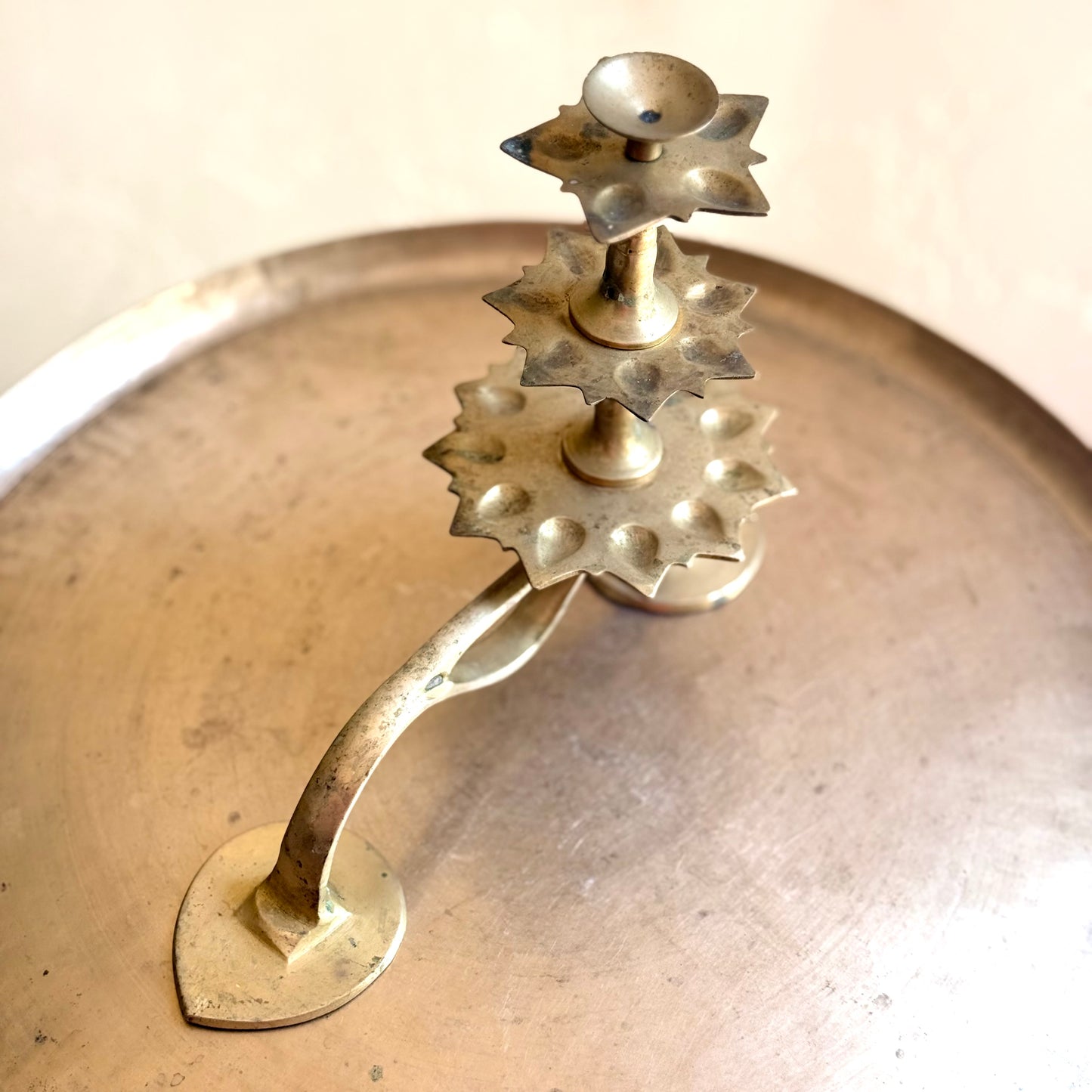 Vintage Three-Tiered Arthi - Kerala