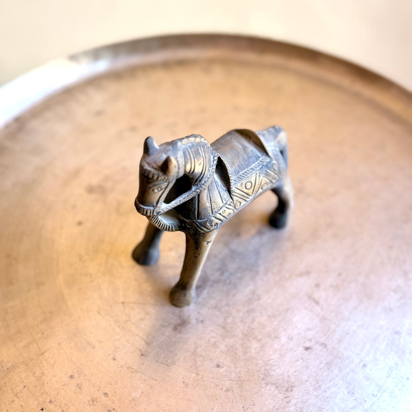 Vintage Brass Horse – Handcrafted Collectible