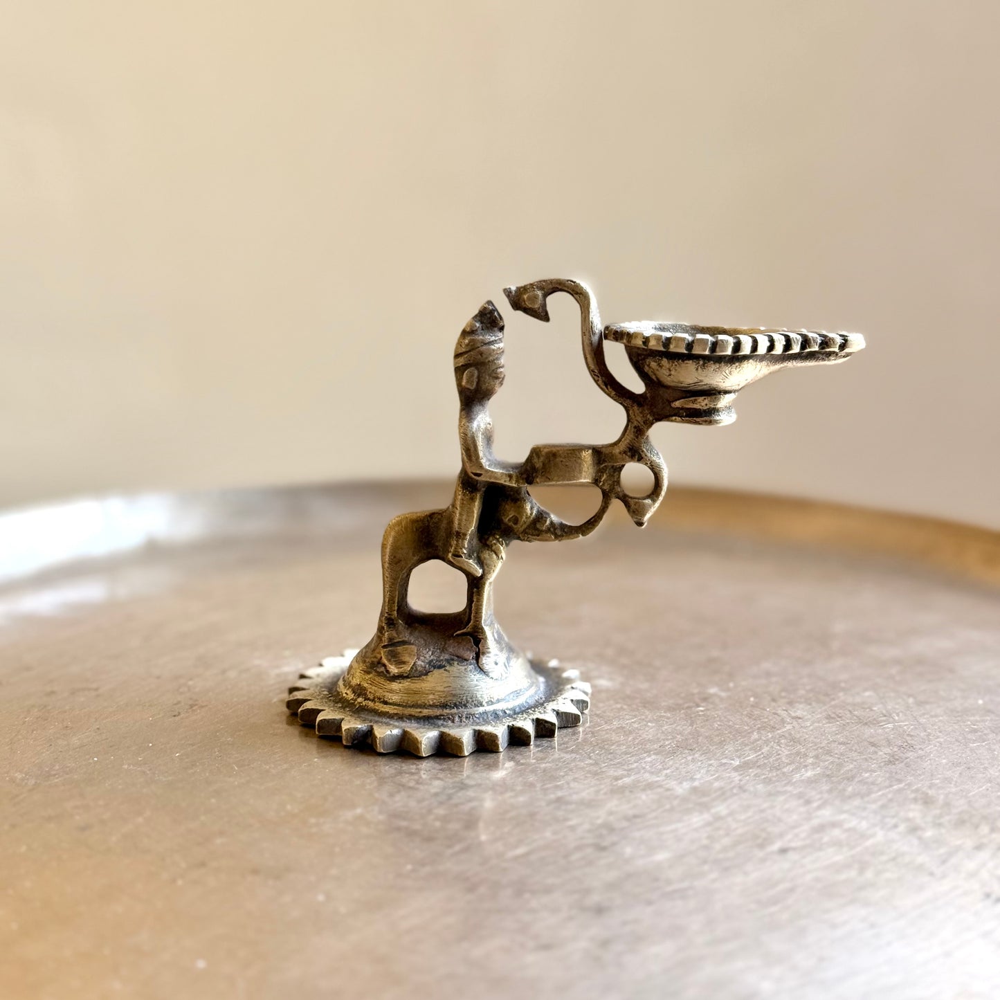 The Royal Mahout: Vintage Elephant Diya