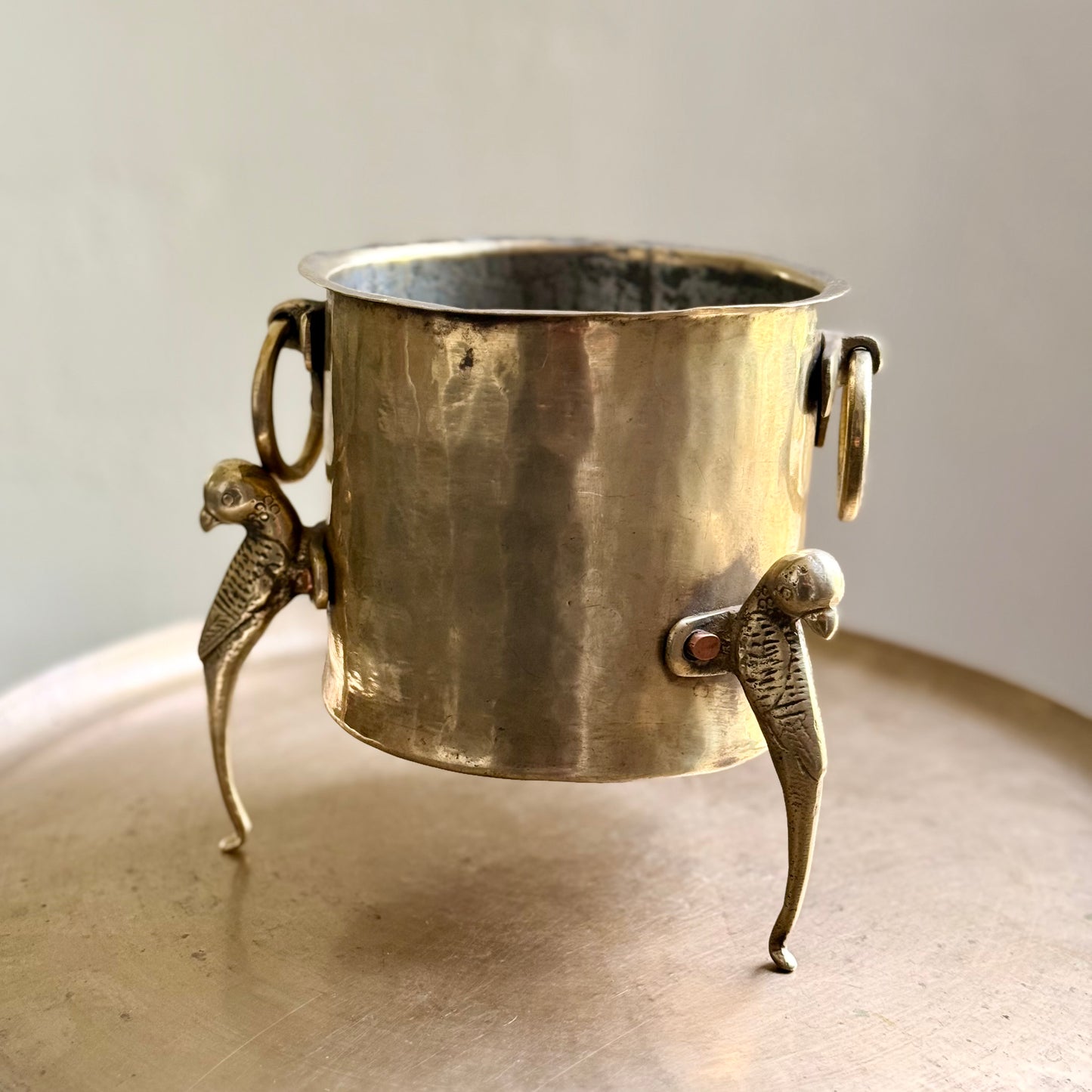 Vintage Brass Planter