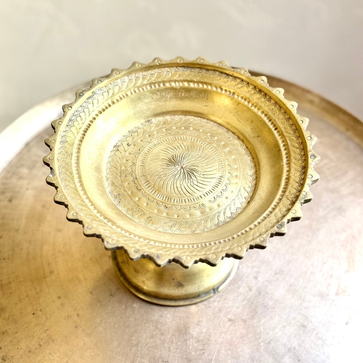 Vintage Bronze Pedestal