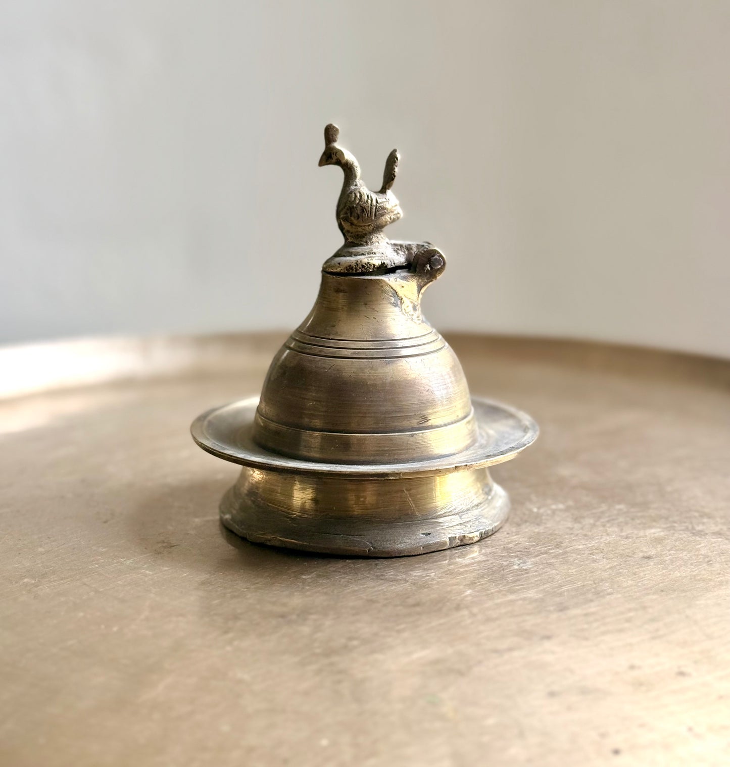 Old World Ink Pot with Bird on Top - Rajasthan