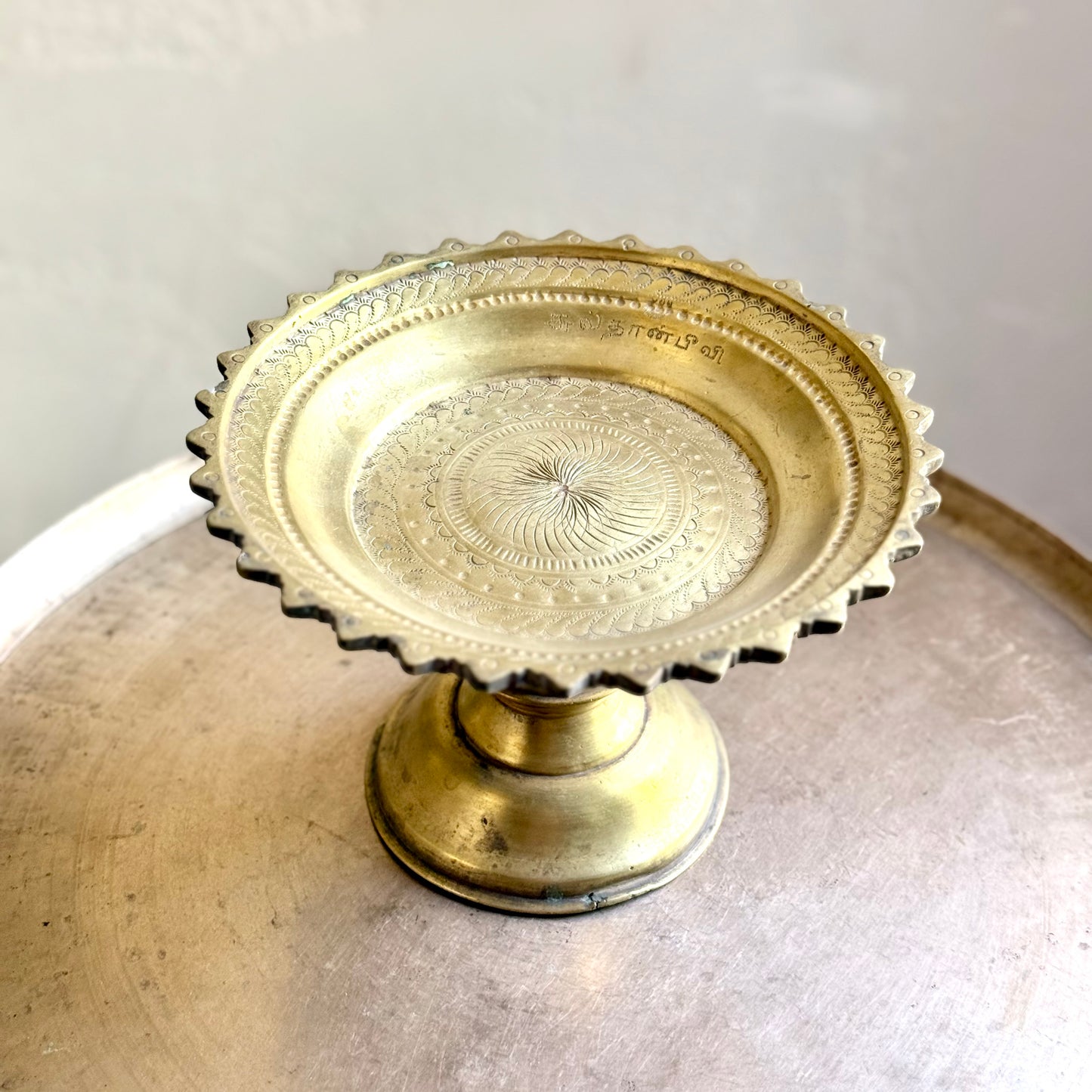 Vintage Bronze Pedestal