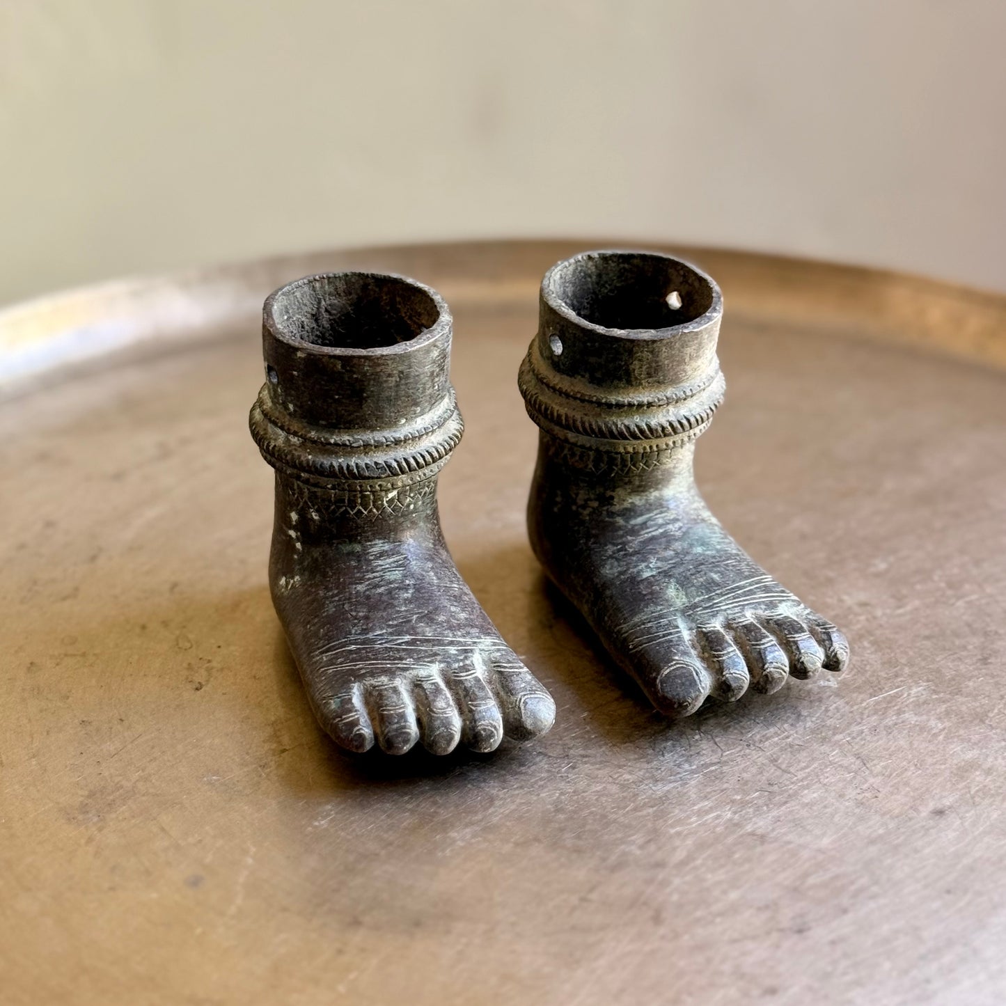 Antique Pair of Devi Feet