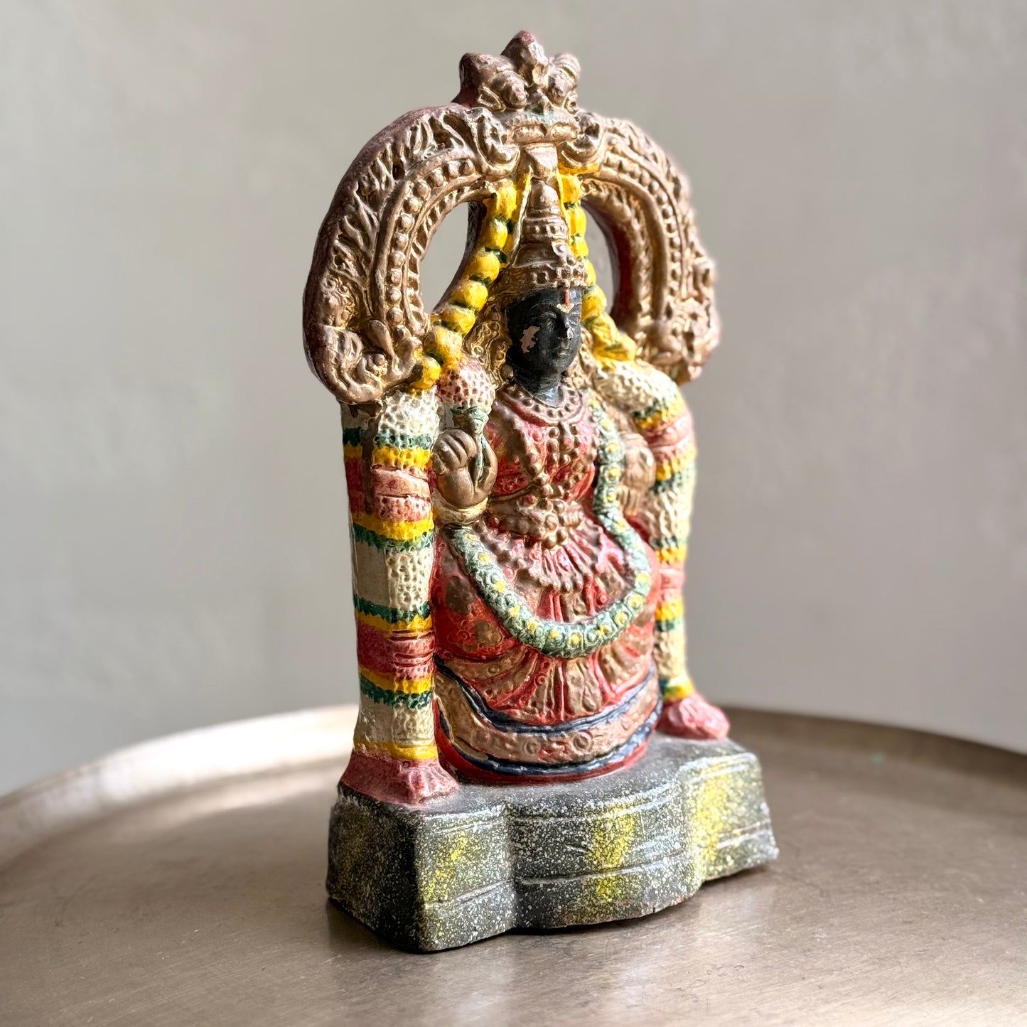 Vintage Golu doll - Tirupati Balaji with Goddess Padmavathy