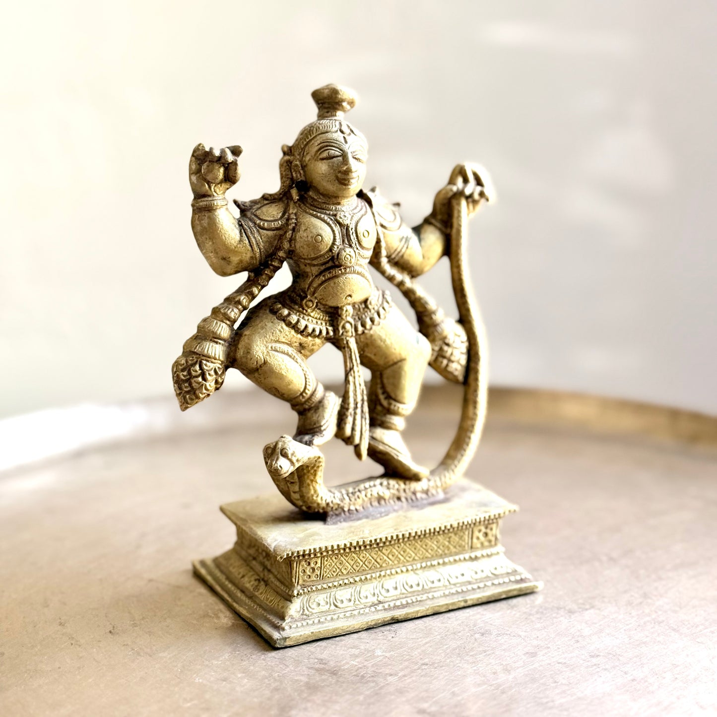 Vintage Kaliya Mardan Bal Krishna - Rare Find