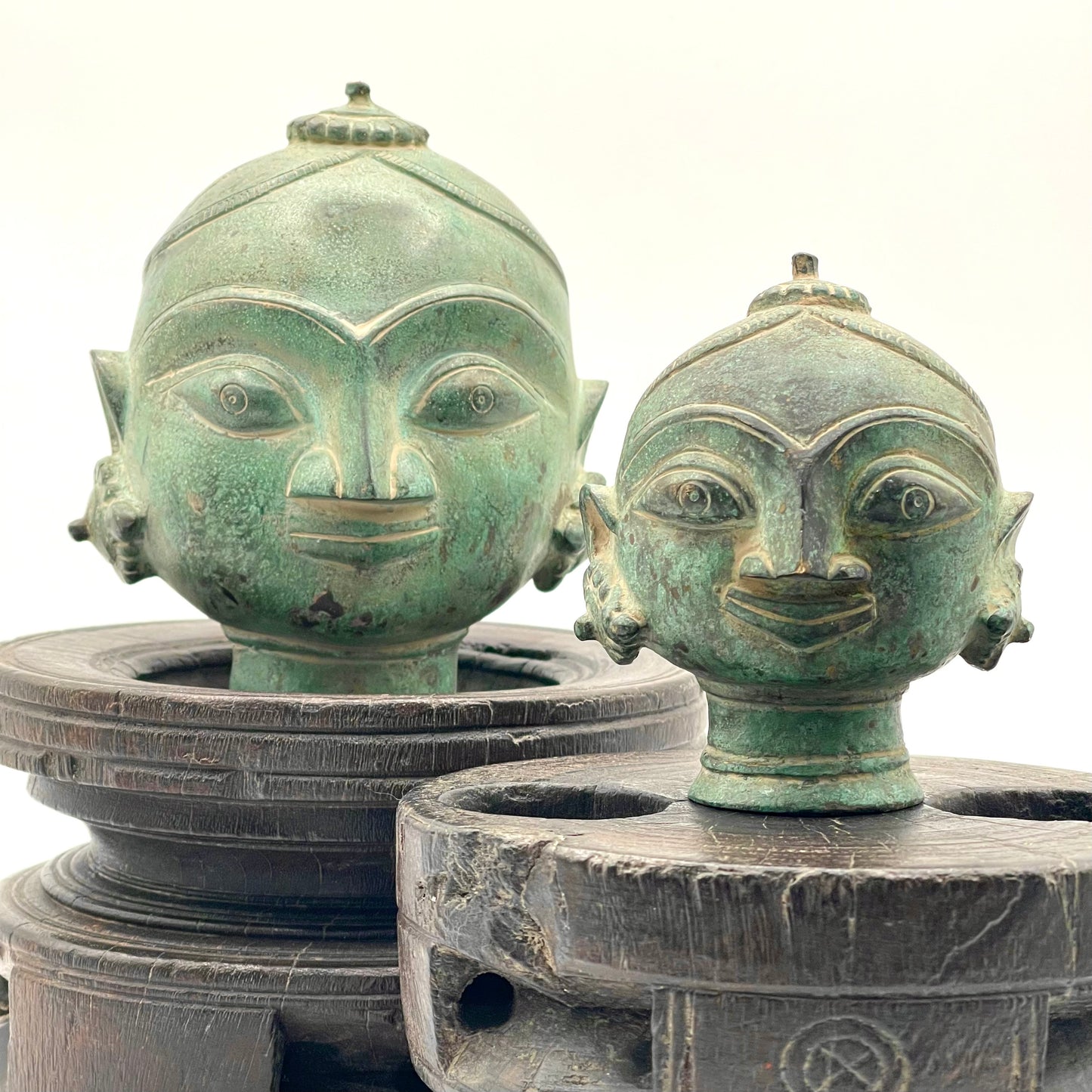 Pair of Gauri Busts