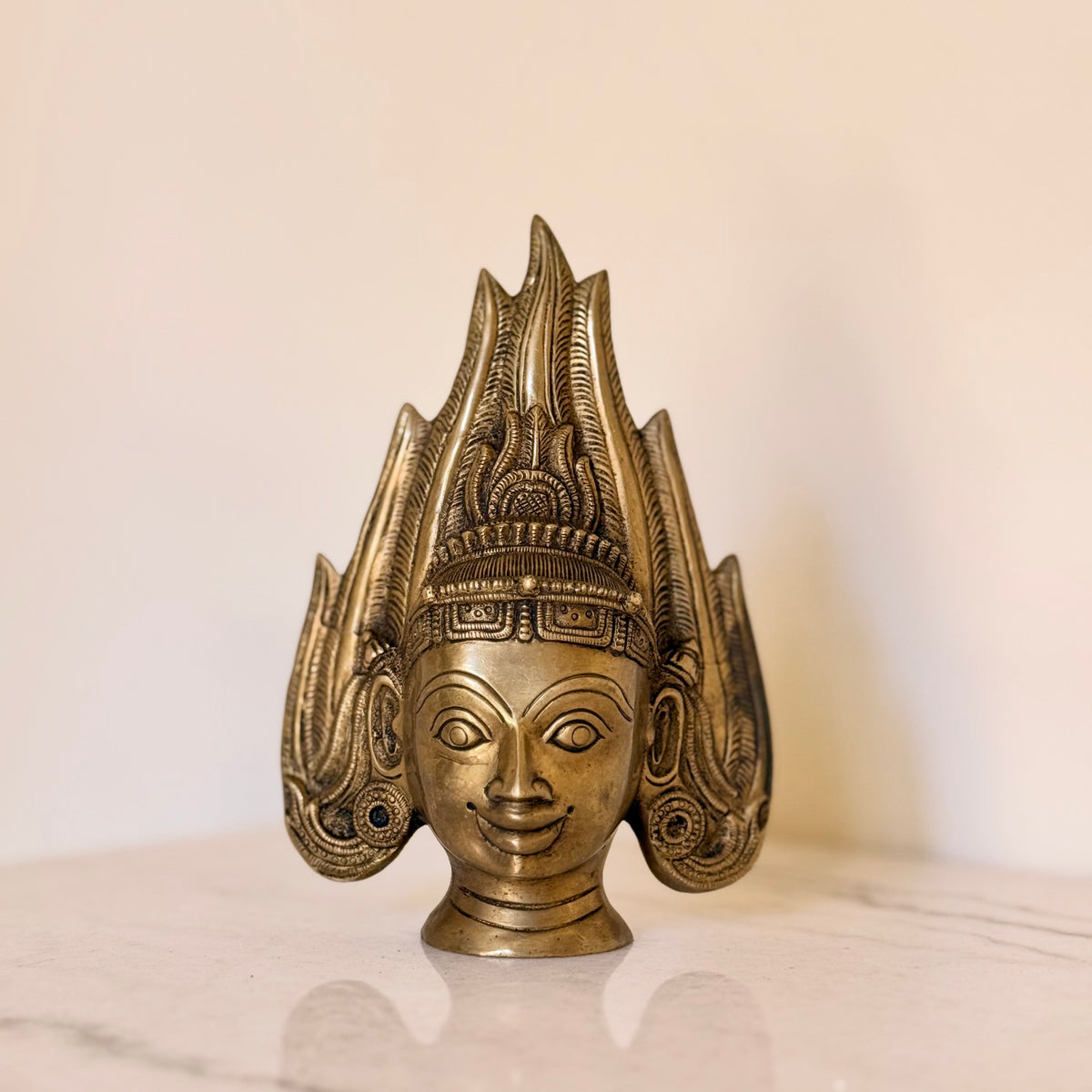 Vintage Devi Mukha | South India | 50-60 Years Old