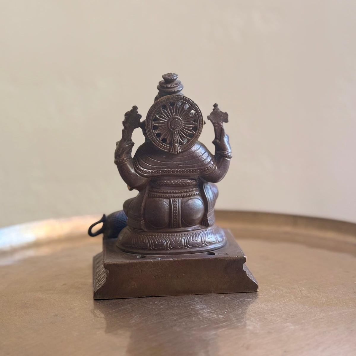 Vintage Bronze Ganesha Idol | 60–70 Years Old