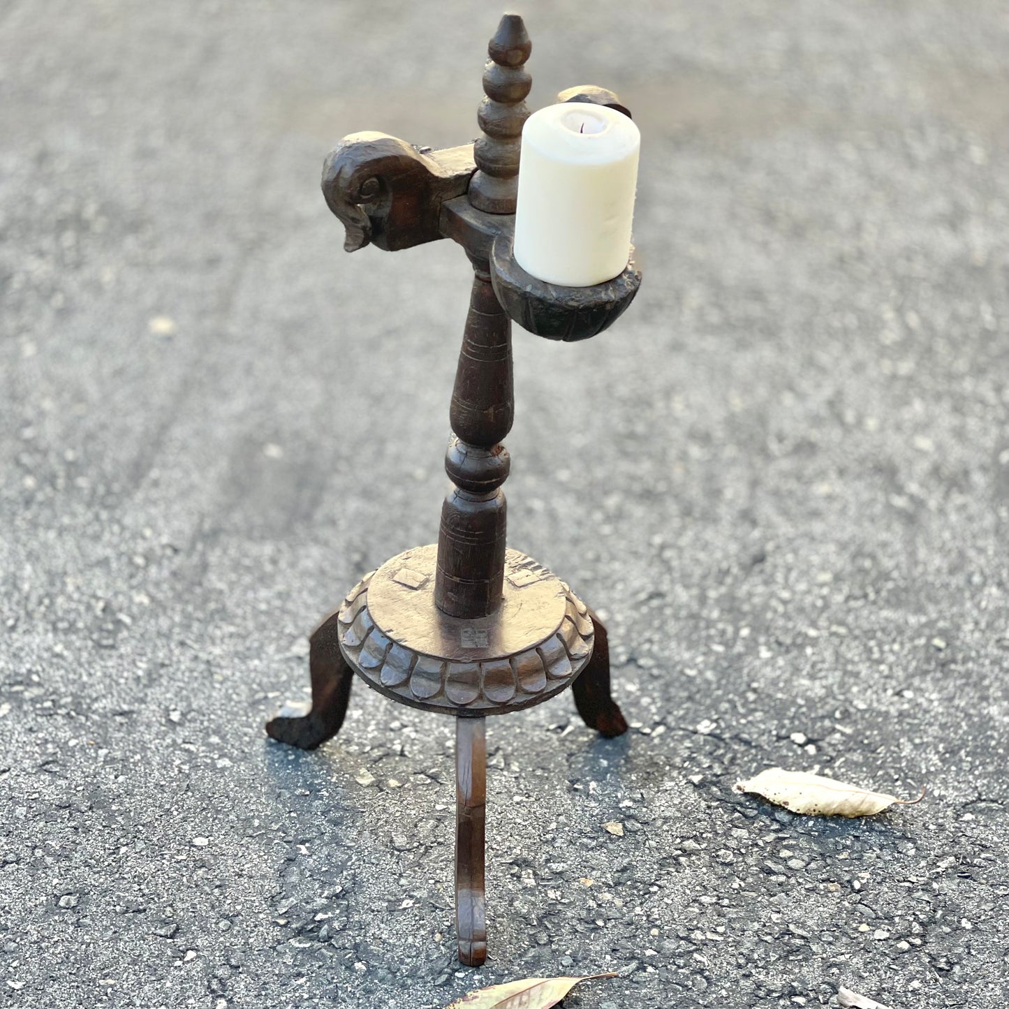 Vintage Floor Candle Stand