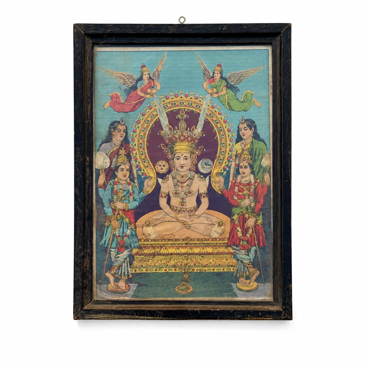 ‘Shri Paras Nath Ji’ Vintage Lithograph Print