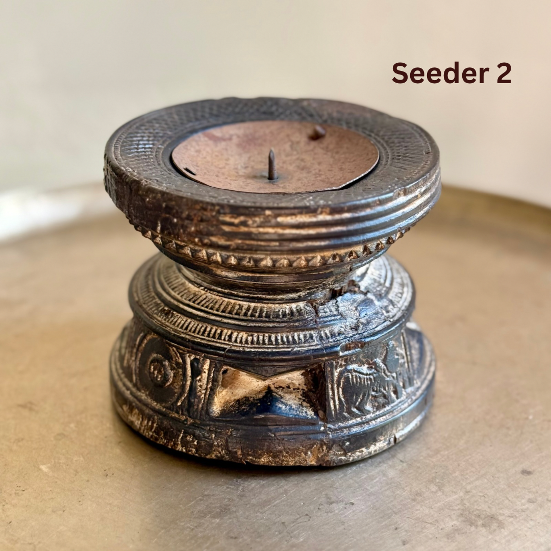 Vintage Seeder Stand