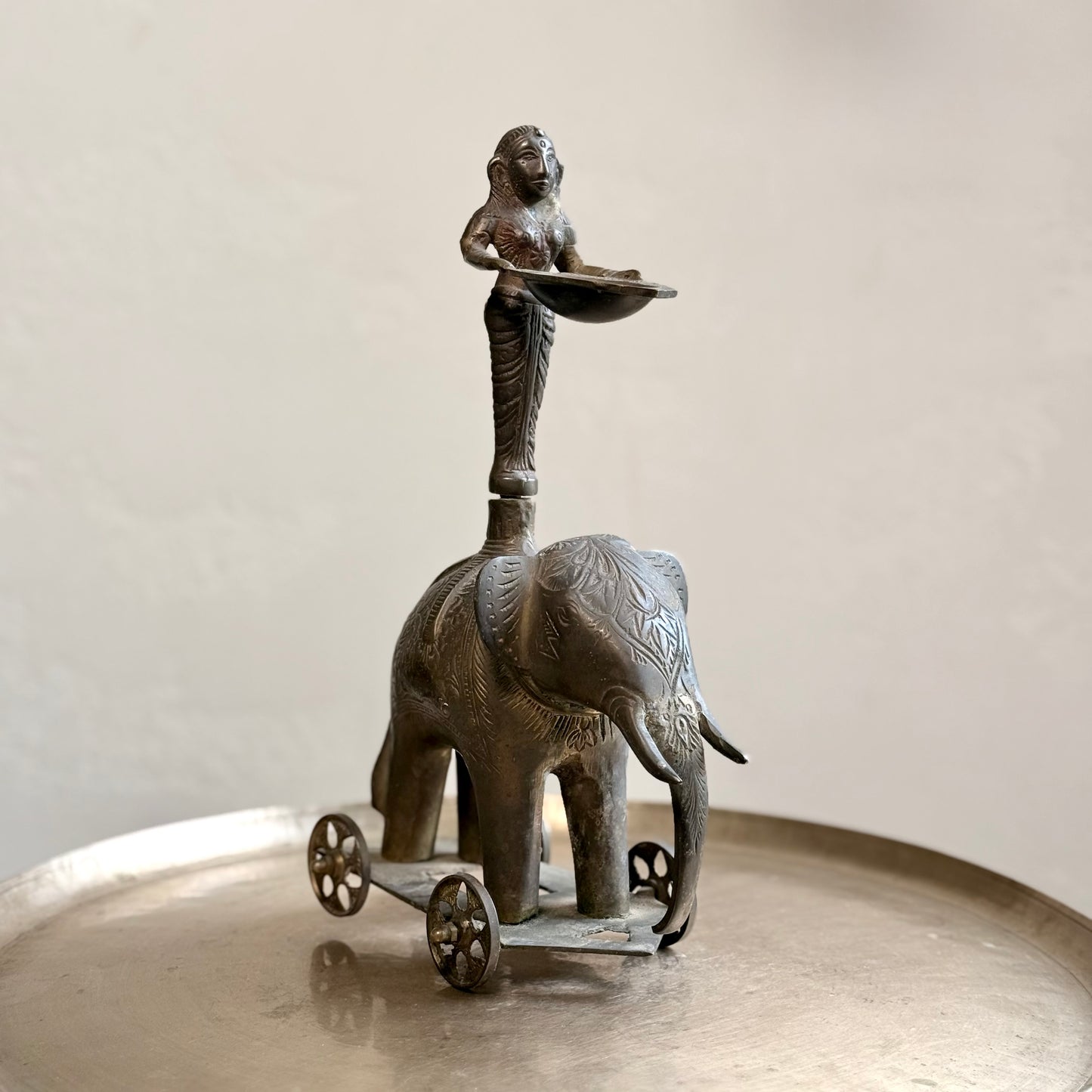 Grand Vintage Pavaai Vilakku: A Rare Heritage Masterpiece