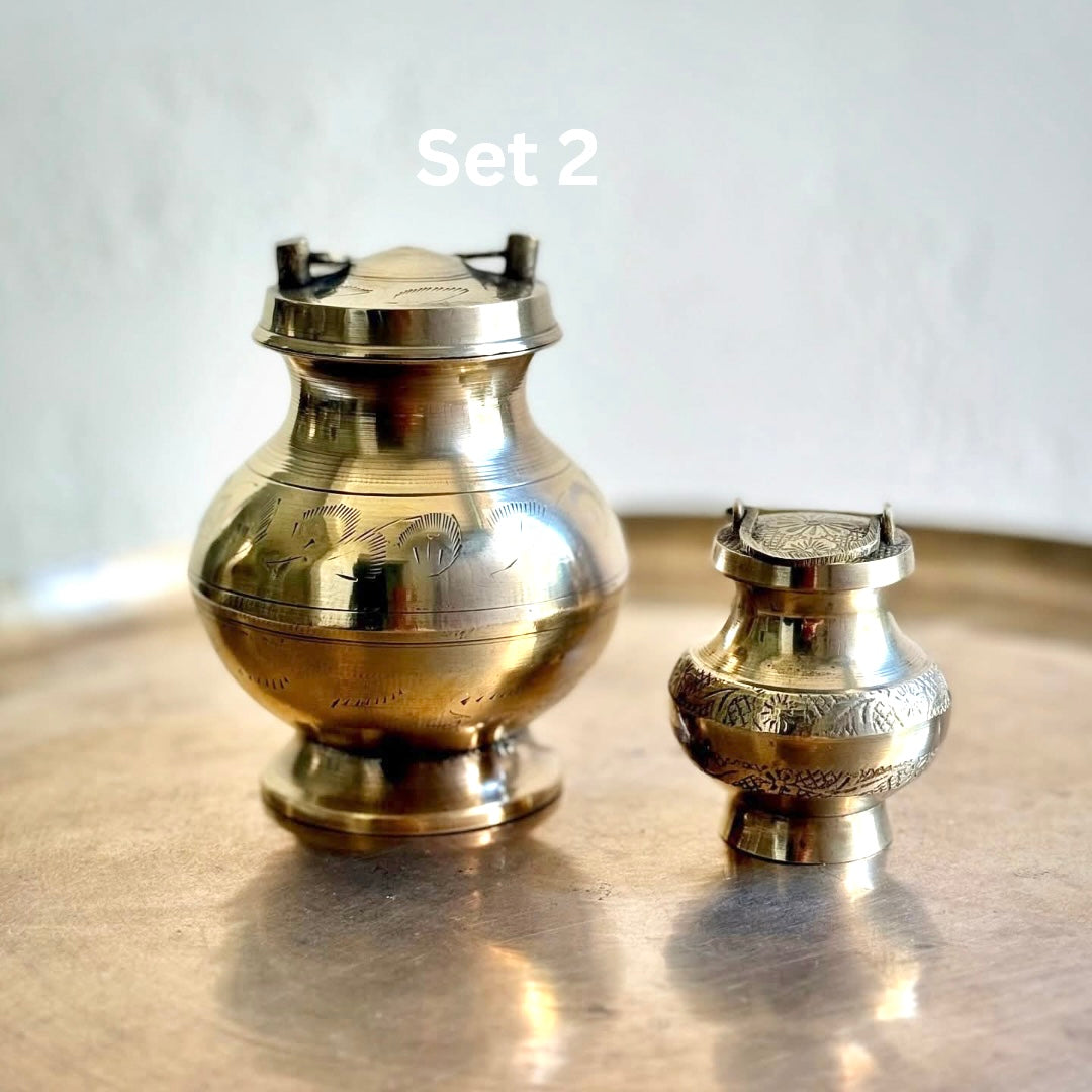 Vintage Miniature Kamandal Set