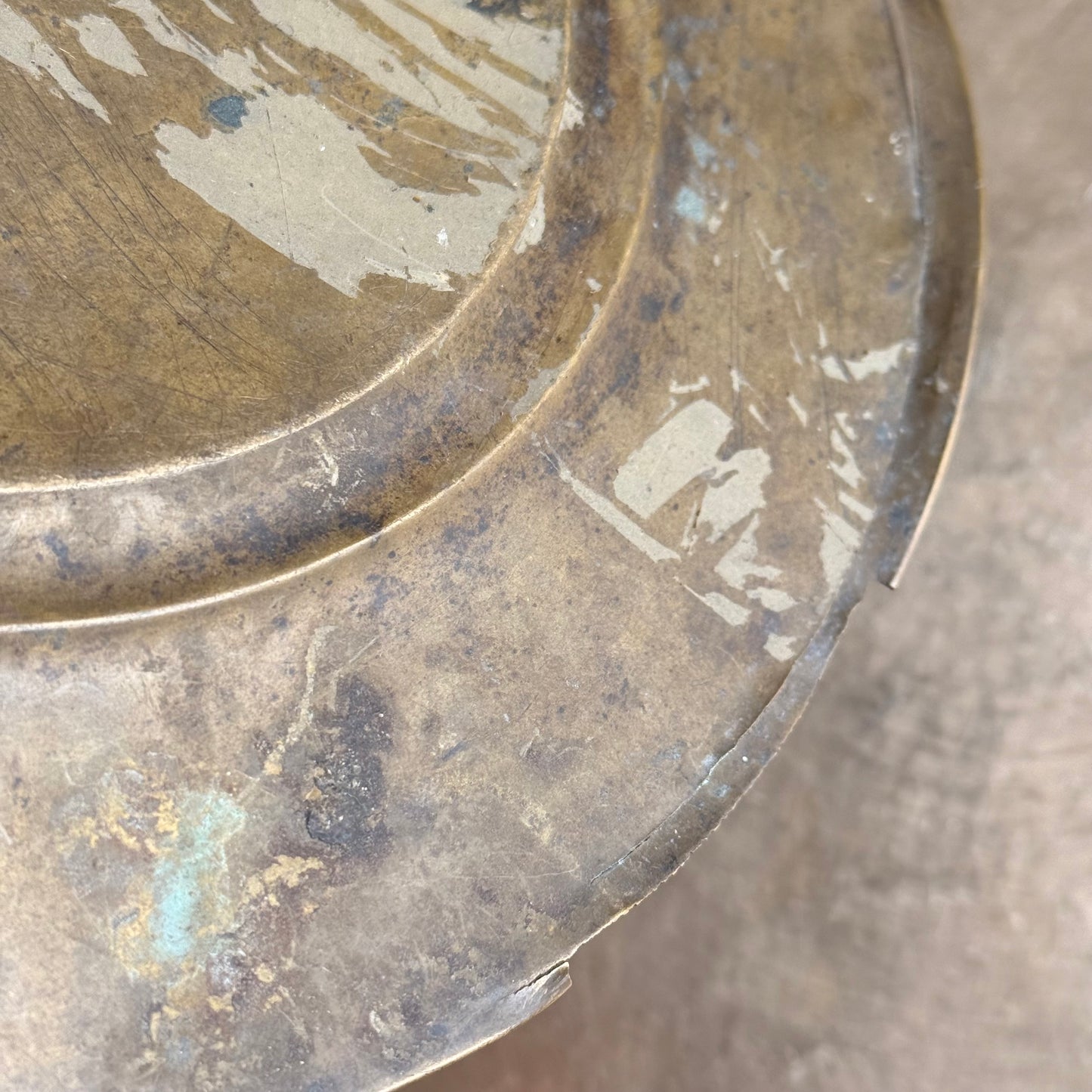 Antique Bronze Nataraj Plate - Kerala