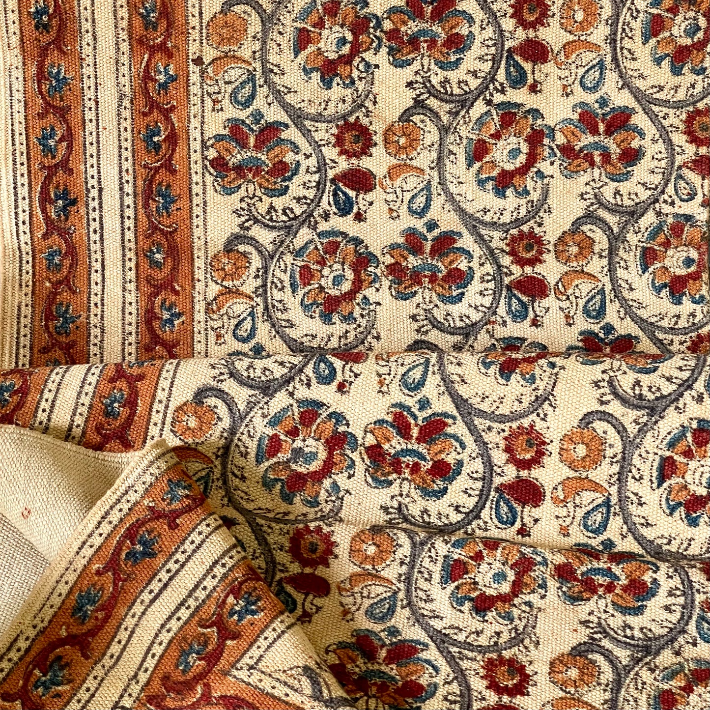 ‘Bahaar’ Kalamkari Dhurrie